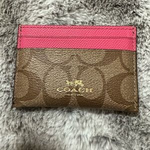 Coach card holder